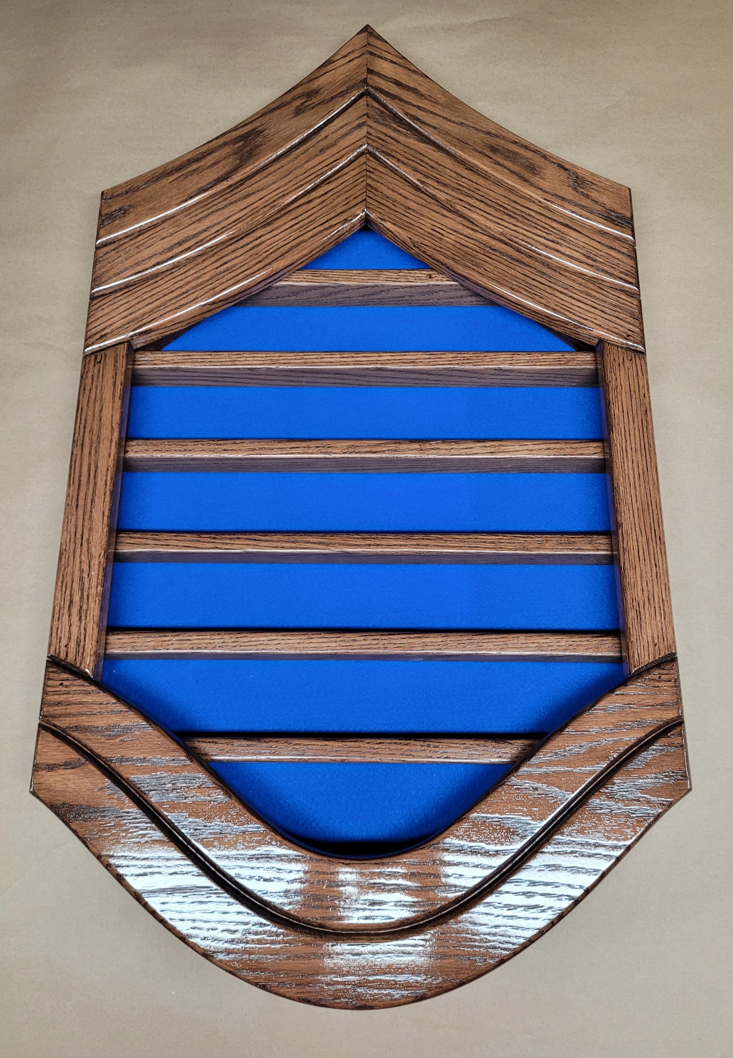 Military Chevron Shadowbox Coin Holder
