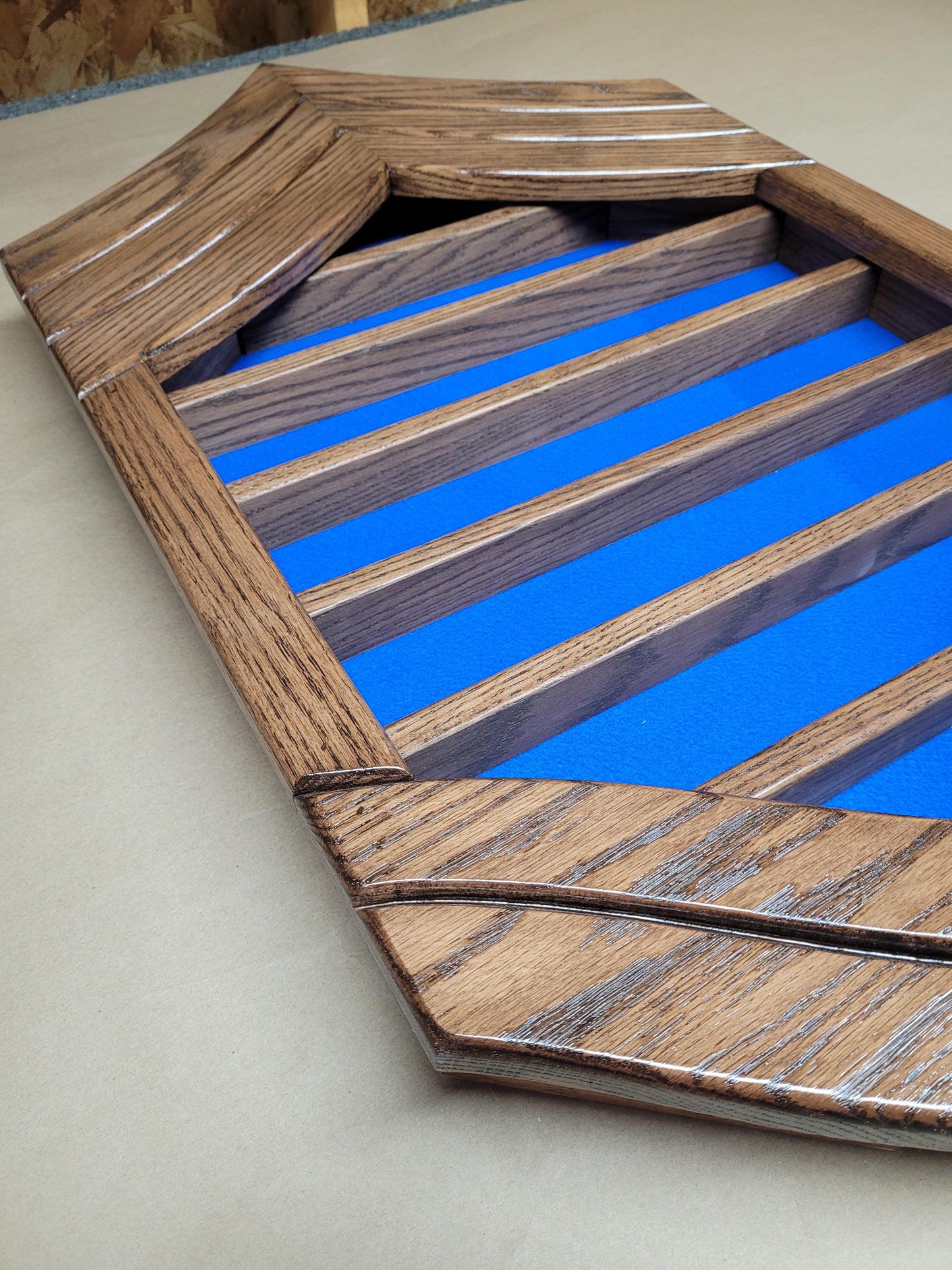 Military Chevron Shadowbox Coin Holder