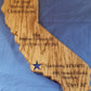 Oak California State Plaque