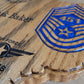 Texas State Plaque with Epoxy CMSgt Chevron