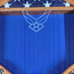 Air Force SMSgt Shadowbox with Lasered Engraved Glass