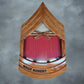 Cherry Marine MSG Shadowbox with Crossed Rifles