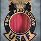 Air Force Fire Protection Shadowbox with Black Resin
