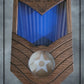 Oak Air Force TSgt Shadowbox Dark Walnut Stain