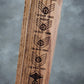 Side of Shadowbox Laser Engraved Assignments List