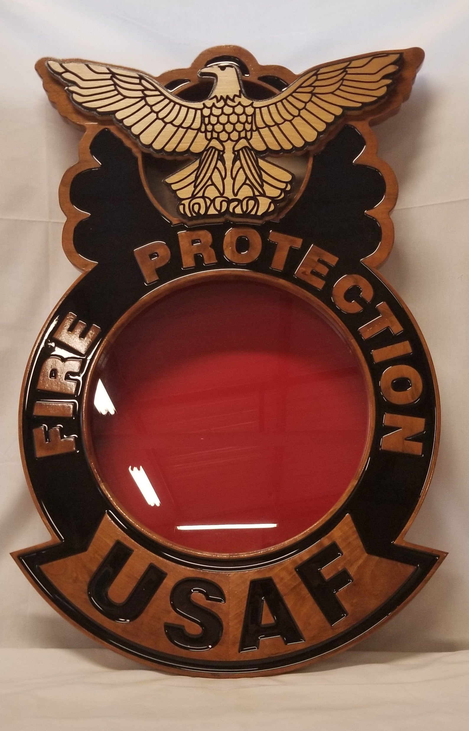 Air Force Fire Protection Shadowbox